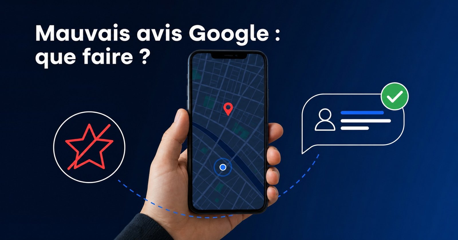 Commerçant breton consultant les avis Google de sa fiche sur tablette | Optileo